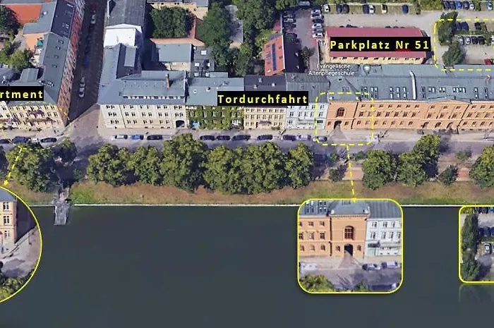 Διαμέρισμα Ferienapartment Alexandrine Direkt Am Pfaffenteich Mit Eigenem Parkplatz